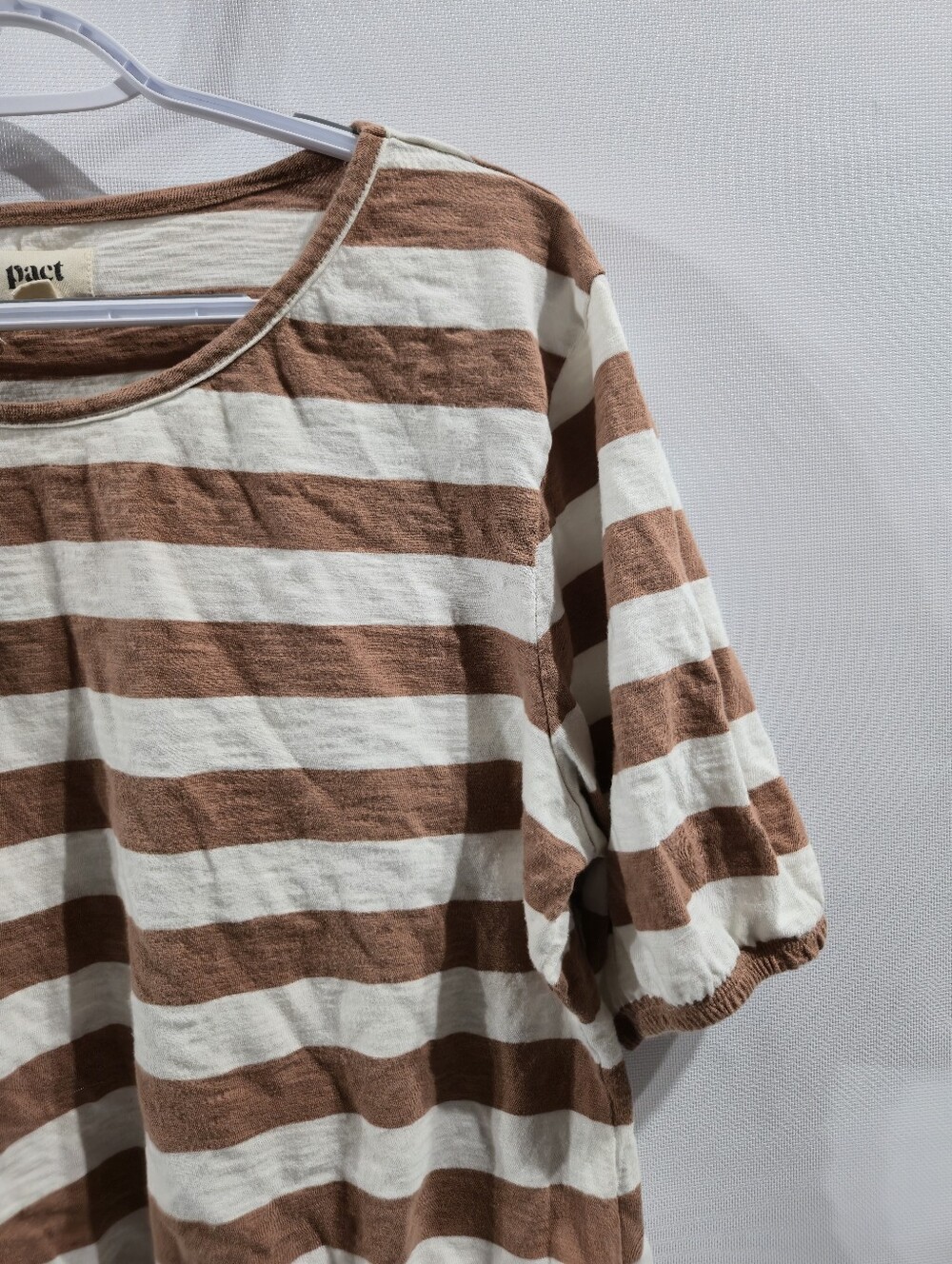 Pact Organic Cotton Womens Top Sz Large - Picture 3 of 7